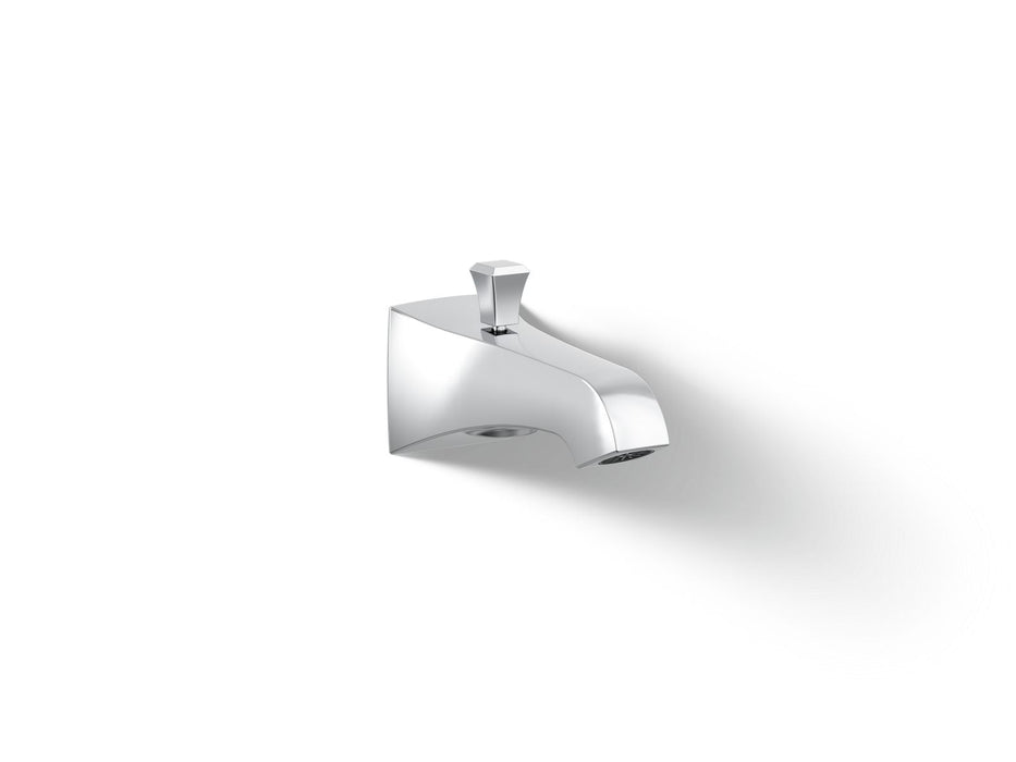 KOHLER K-496-V Memoirs Stately Wall-mount bath spout with Deco design and diverter