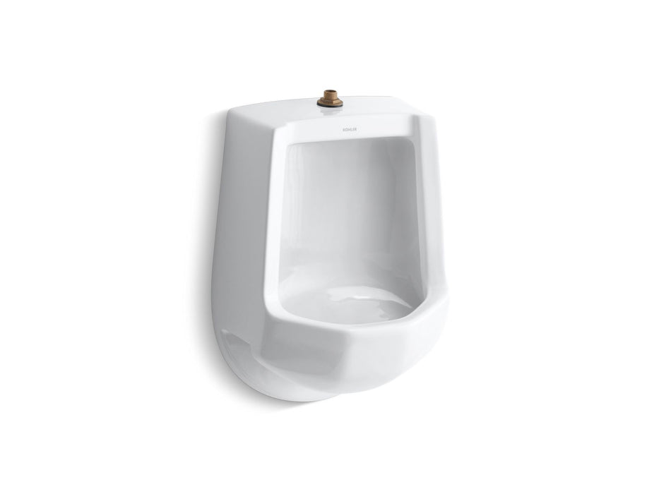 KOHLER K-4989 Freshman™ Siphon-jet Half-stall 1.0 GPF Urinal, Top Spud, white