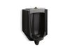KOHLER K-4991-ET Bardon High-Efficiency Urinal (HEU), washout, wall-hung, 0.125 gpf to 1.0 gpf, top spud, black black
