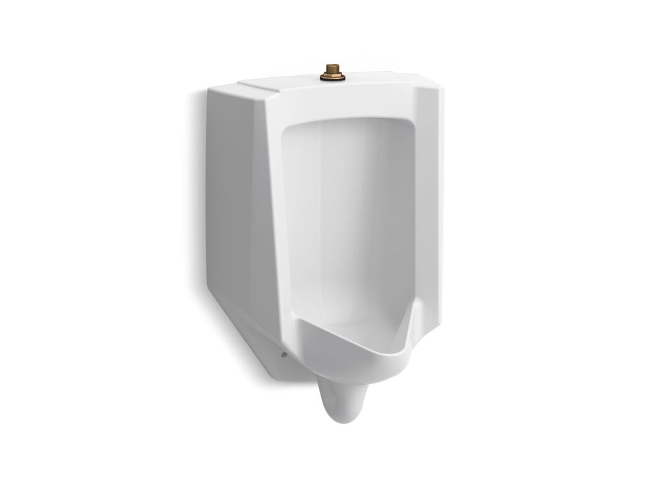 KOHLER K-4991-ETSS Bardon High-Efficiency Urinal (HEU), washout, wall-hung, 0.125 gpf to 1.0 gpf, top spud,...