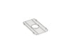 KOHLER K-5139 Iron/Tones Stainless steel small sink rack, 8-1/4" x 14-3/8"