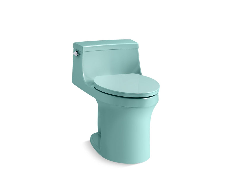 KOHLER K-5172 San Souci One-piece compact elongated toilet with concealed trapway, 1.28 gpf