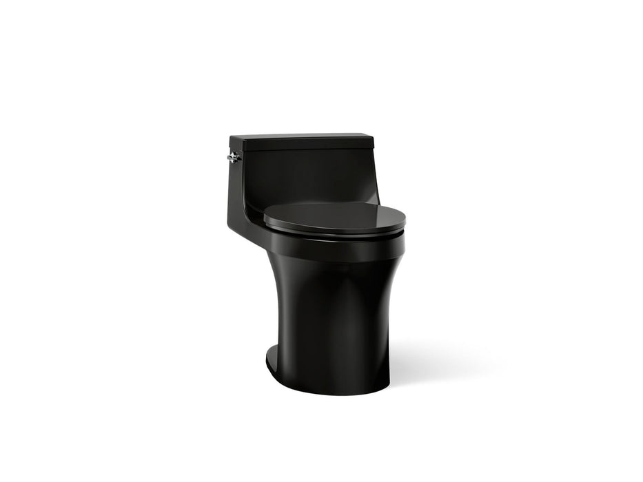 KOHLER K-5172 San Souci One-piece compact elongated toilet with concealed trapway, 1.28 gpf