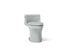 KOHLER K-5172 San Souci One-piece compact elongated toilet with concealed trapway, 1.28 gpf, ice grey