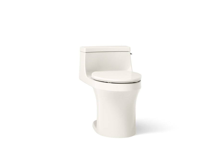 KOHLER K-5172-RA San Souci One-piece compact elongated toilet with concealed trapway, 1.28 gpf, biscuit