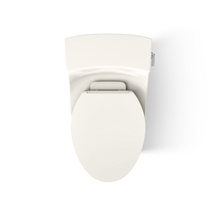 KOHLER K-5172-RA San Souci One-piece compact elongated toilet with concealed trapway, 1.28 gpf, biscuit - view 3