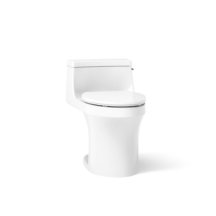 KOHLER K-5172-RA San Souci One-piece compact elongated toilet with concealed trapway, 1.28 gpf, white - view 5