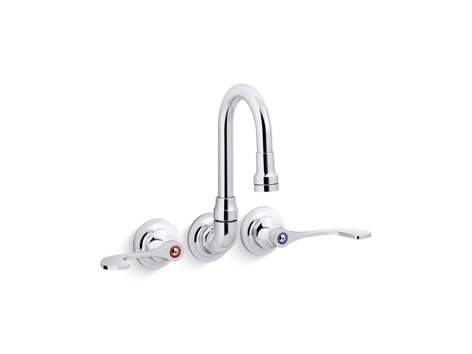 KOHLER K-520T70-5AEA Triton Bowe Shelf-back sink faucet, polished chrome