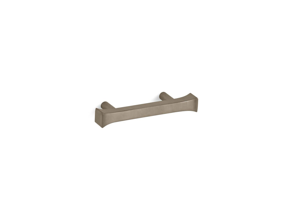 KOHLER K-523 Memoirs Stately 3" cabinet pull, vibrant brushed bronze