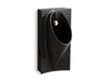 KOHLER K-5244-ER Steward Hybrid high-efficiency urinal with 1/2" flexible rear supply hose, black black