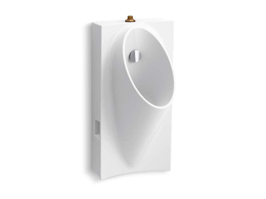 KOHLER K-5244-ET Steward Hybrid high-efficiency urinal with 3/4" top spud, white