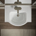 KOHLER K-5266-4 Veer 24" Rectangular Pedestal Bathroom Sink, White - View of products in room from above