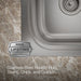 KOHLER K-5267-1 Verse 33" top-mount double-bowl kitchen sink, stainless steel - view 2