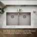 KOHLER K-5281 Strive 32" undermount double-bowl kitchen sink with accessories, stainless steel - view 4