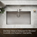 KOHLER K-5285 Strive 32" undermount single-bowl kitchen sink with accessories, stainless steel - view 5