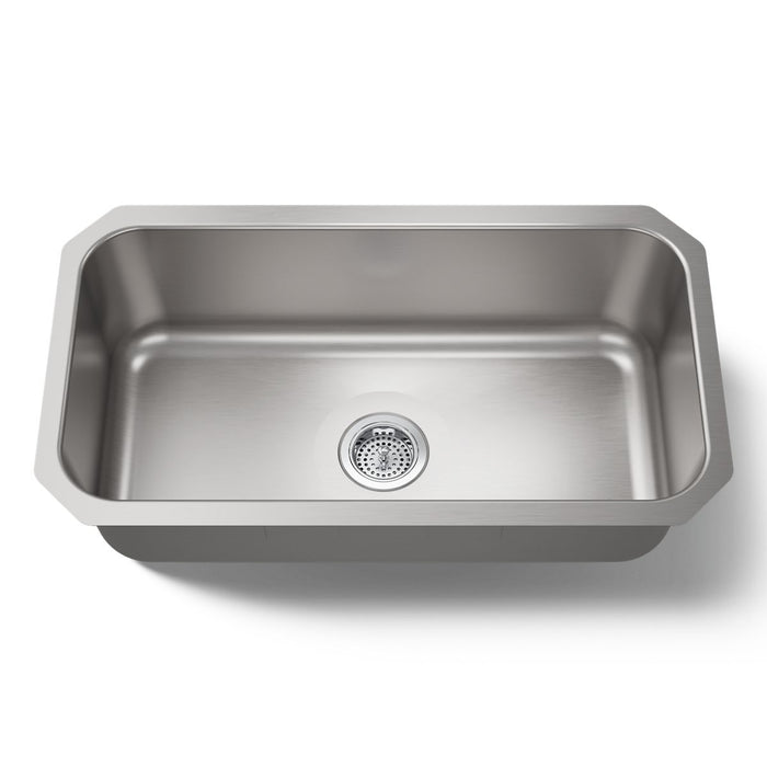 KOHLER K-5290 Undertone 31-1/4" undermount single-bowl kitchen sink, stainless steel - view 4