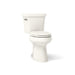 KOHLER K-5298 Highline ComForteeight Two-piece elongated 1.0 gpf chair height toilet, biscuit