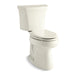 KOHLER K-5298 Highline Two-piece Elongated Toilet, 1.0 GPF, biscuit