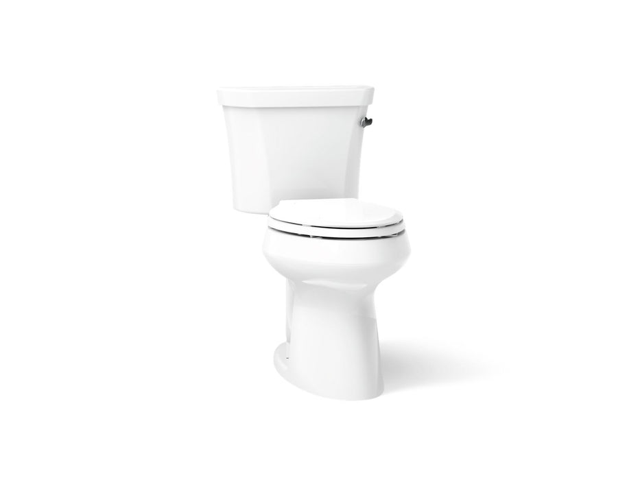 KOHLER K-5298 Highline Two-piece Elongated Toilet, 1.0 GPF, white