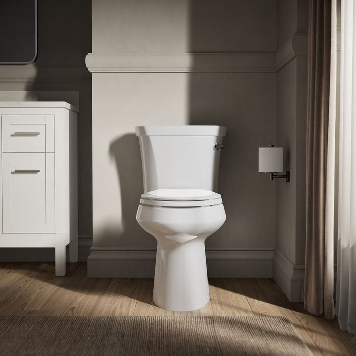 KOHLER K-5298 Highline Two-piece Elongated Toilet, 1.0 GPF, white - view 4