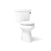 KOHLER K-5298 Highline Two-piece Elongated Toilet, 1.0 GPF, white - view 5