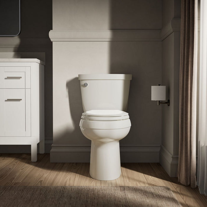 KOHLER K-5309 Cimarron Elongated toilet bowl with skirted trapway, biscuit - view 4