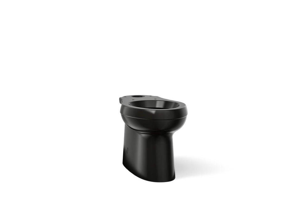 KOHLER K-5309 Cimarron Elongated toilet bowl with skirted trapway, black black
