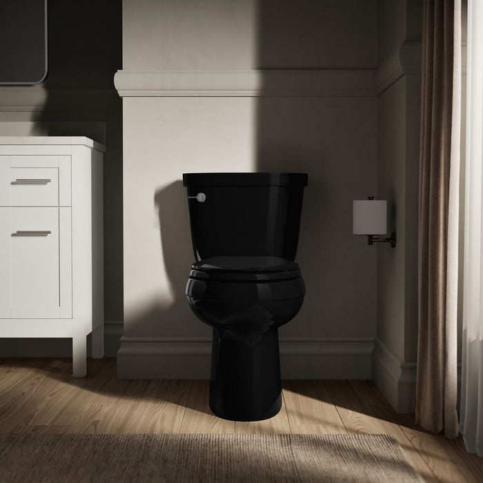 KOHLER K-5309 Cimarron Elongated toilet bowl with skirted trapway, black black - view 4