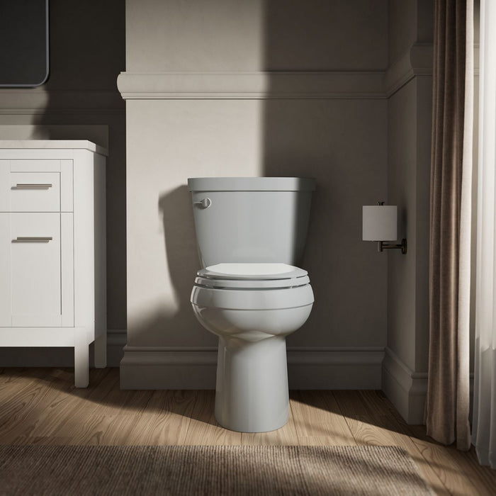 KOHLER K-5309 Cimarron Elongated toilet bowl with skirted trapway, ice grey - view 4