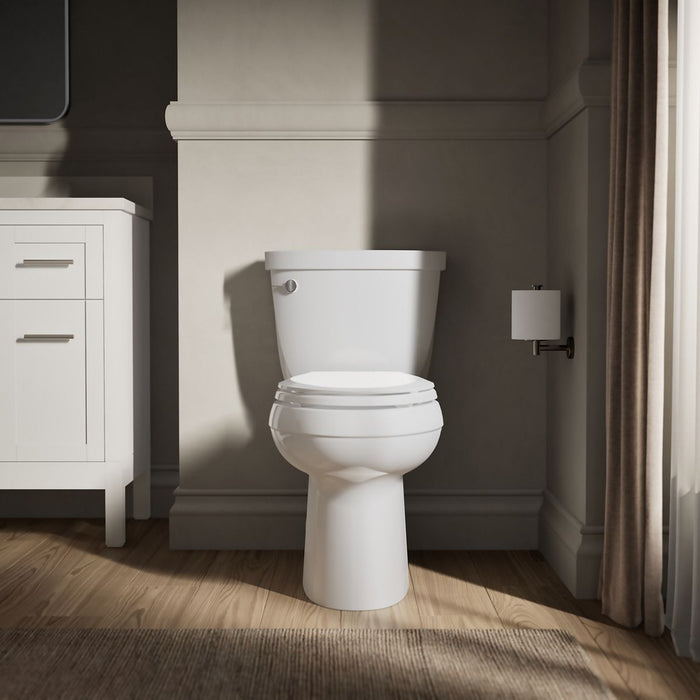 KOHLER K-5309 Cimarron Elongated toilet bowl with skirted trapway, white - view 4