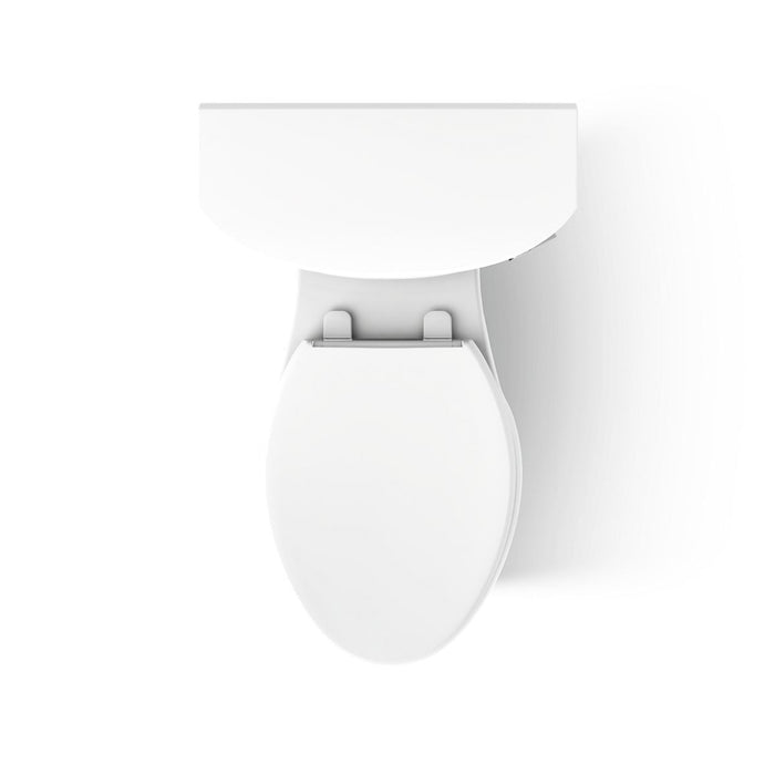 KOHLER K-5310-RA Cimarron Two-piece elongated toilet with skirted trapway, 1.28 gpf, white - view 5