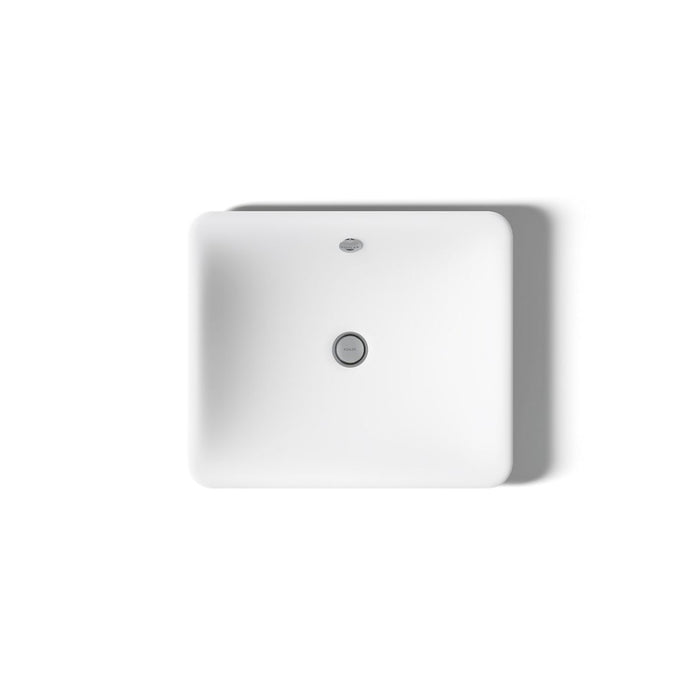 KOHLER K-5400-P5 Iron Plains 18-1/2" rectangular vessel bathroom sink, white - view 3