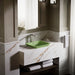 KOHLER K-5400-PFG Iron Plains 18-1/2" rectangular vessel bathroom sink, fresh green exterior with fresh green interior -...