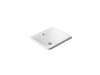 KOHLER K-5400-W Iron Plains 18-1/2" rectangular vessel bathroom sink, white