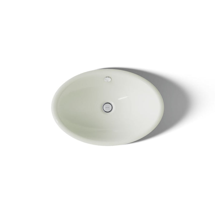 KOHLER K-5403-P5 Iron Plains 20-3/4" oval vessel bathroom sink, dune - view 3