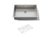 KOHLER K-5409 Strive 29" undermount single-bowl kitchen sink, stainless steel