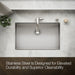 KOHLER K-5409 Strive 29" undermount single-bowl kitchen sink, stainless steel - view 5