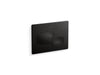 KOHLER K-5413 Cue Flush actuator plate for 2"x 4" in-wall tank and carrier system, black black