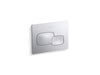 KOHLER K-5413 Cue Flush actuator plate for 2"x 4" in-wall tank and carrier system, polished chrome