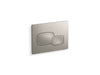 KOHLER K-5413 Cue Flush actuator plate for 2"x 4" in-wall tank and carrier system, vibrant brushed nickel
