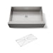 KOHLER K-5415 Strive 35-1/2" undermount single-bowl farmhouse kitchen sink, stainless steel - view 5