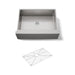 KOHLER K-5417 Strive 29-1/2" undermount single-bowl farmhouse kitchen sink, stainless steel - view 5