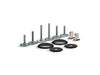 KOHLER K-5420-0 K-5420 Clean Caps Low-profile Toilet Bolt Caps, black black
