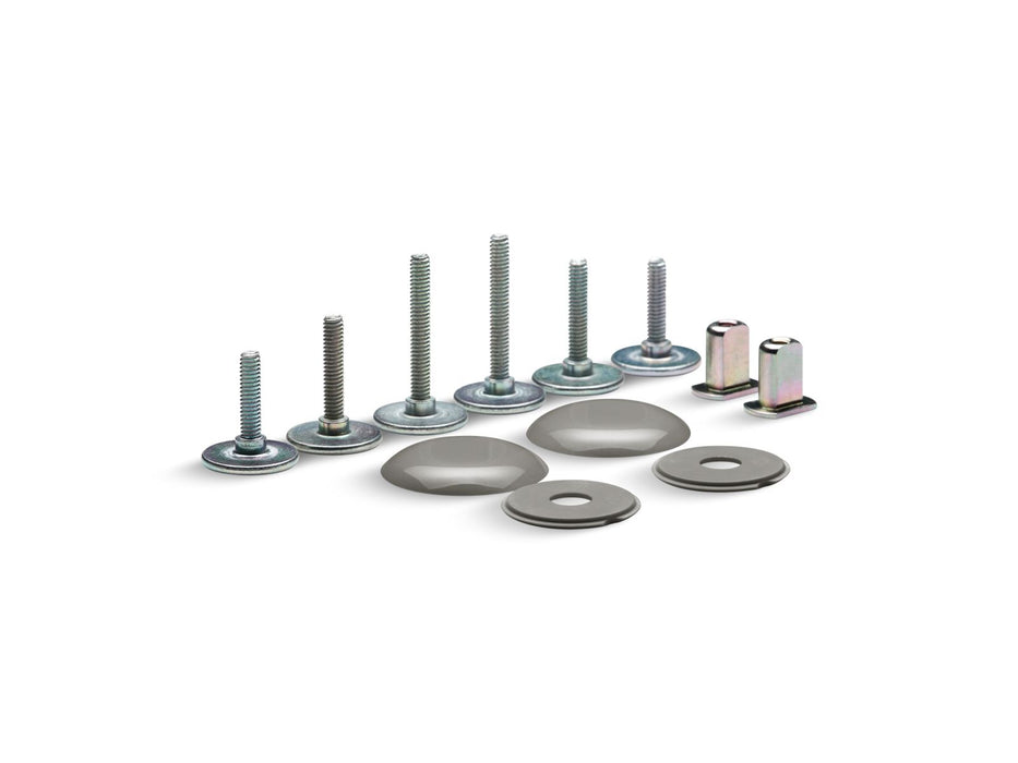 KOHLER K-5420-0 K-5420 Clean Caps Low-profile Toilet Bolt Caps, cashmere