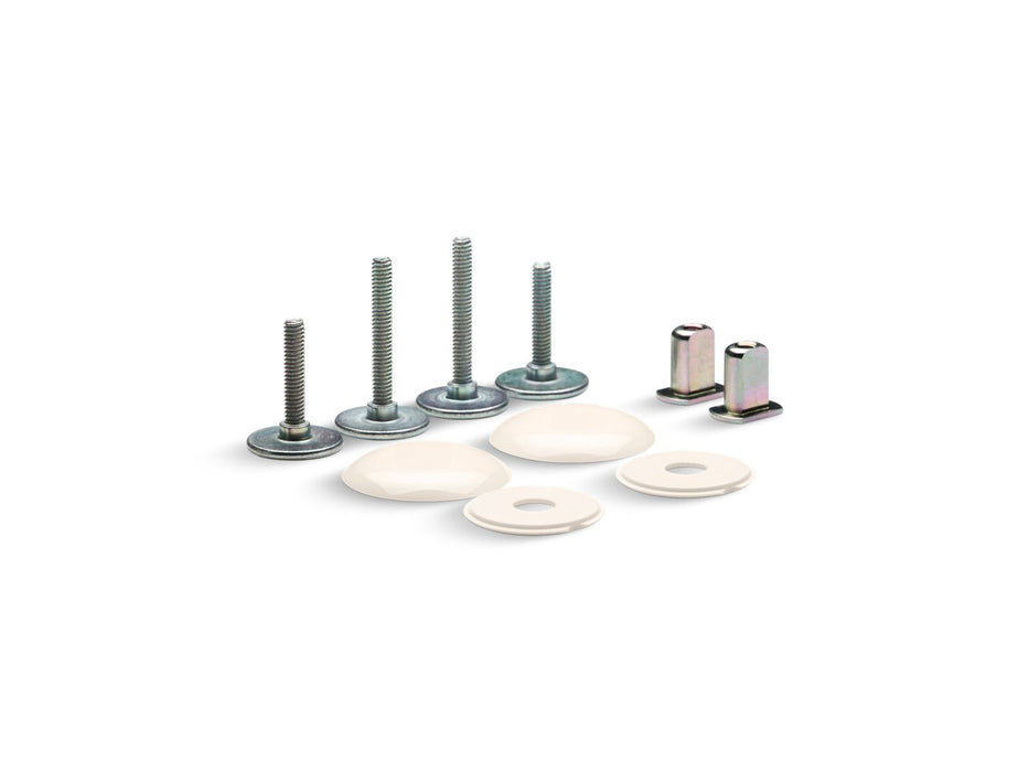 KOHLER K-5420-0 K-5420 Clean Caps Low-profile Toilet Bolt Caps, innocent blush