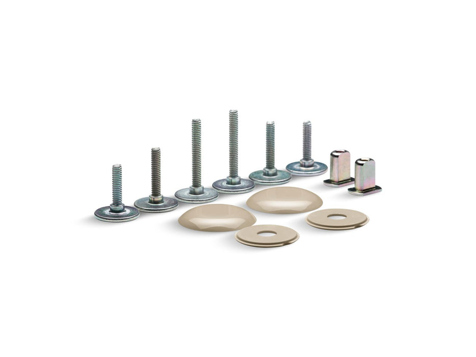 KOHLER K-5420-0 K-5420 Clean Caps Low-profile Toilet Bolt Caps, mexican sand