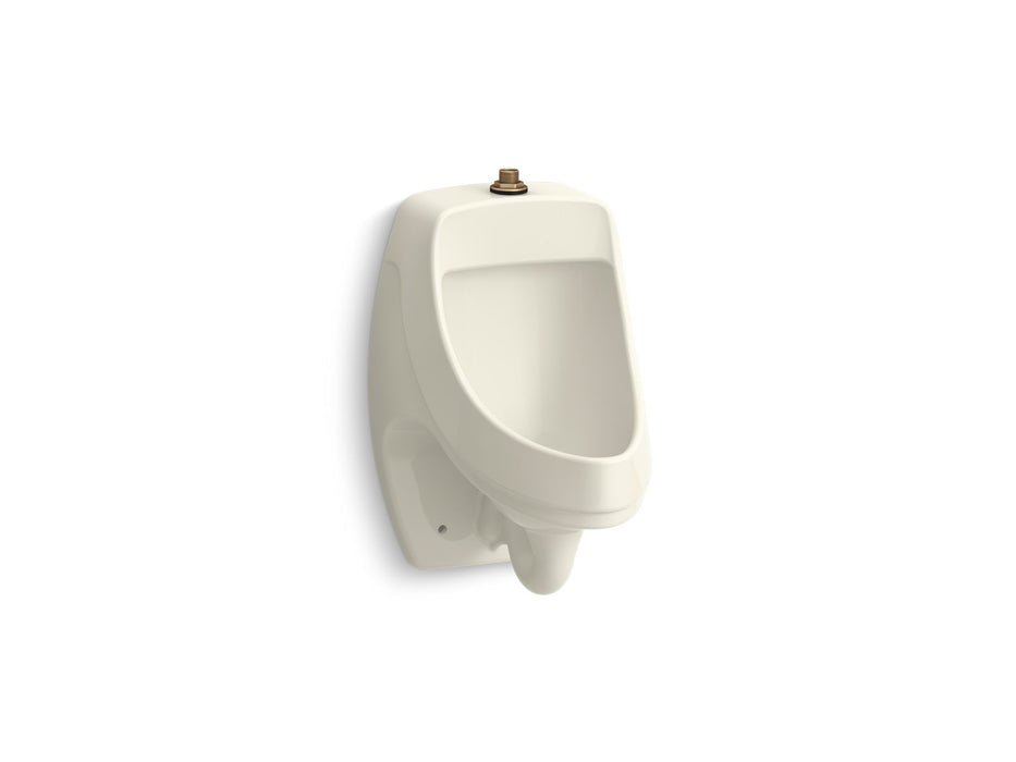 KOHLER K-5452-ET Dexter Washout wall-mount 0.125 gpf urinal with top spud, biscuit