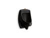 KOHLER K-5452-ET Dexter Washout wall-mount 0.125 gpf urinal with top spud, black black