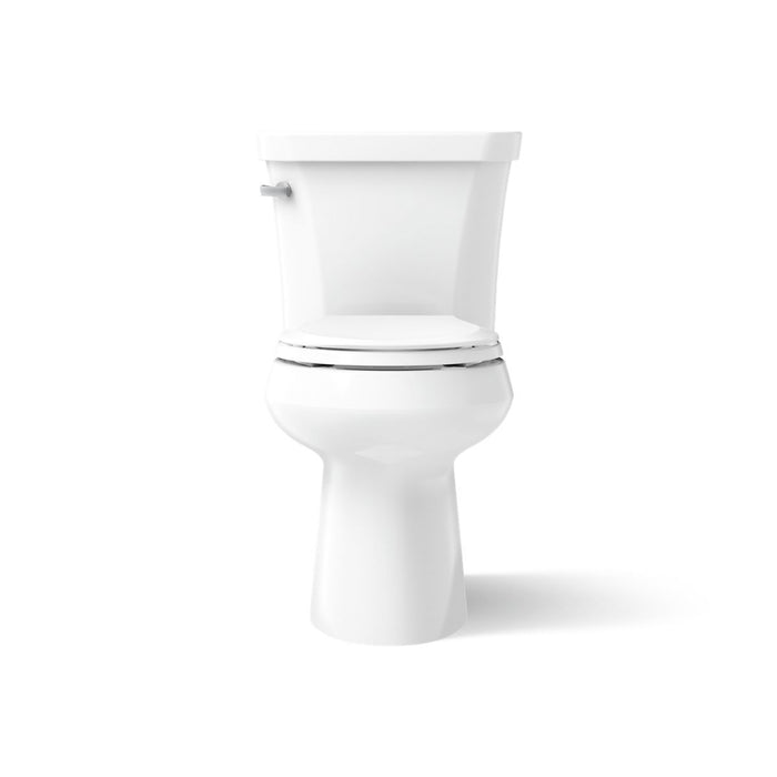 KOHLER K-5481 Highline ComForteeight Two-piece round-front 1.28 gpf chair height toilet - White