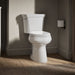 KOHLER K-5481 Highline ComForteeight Two-piece round-front 1.28 gpf chair height toilet - White